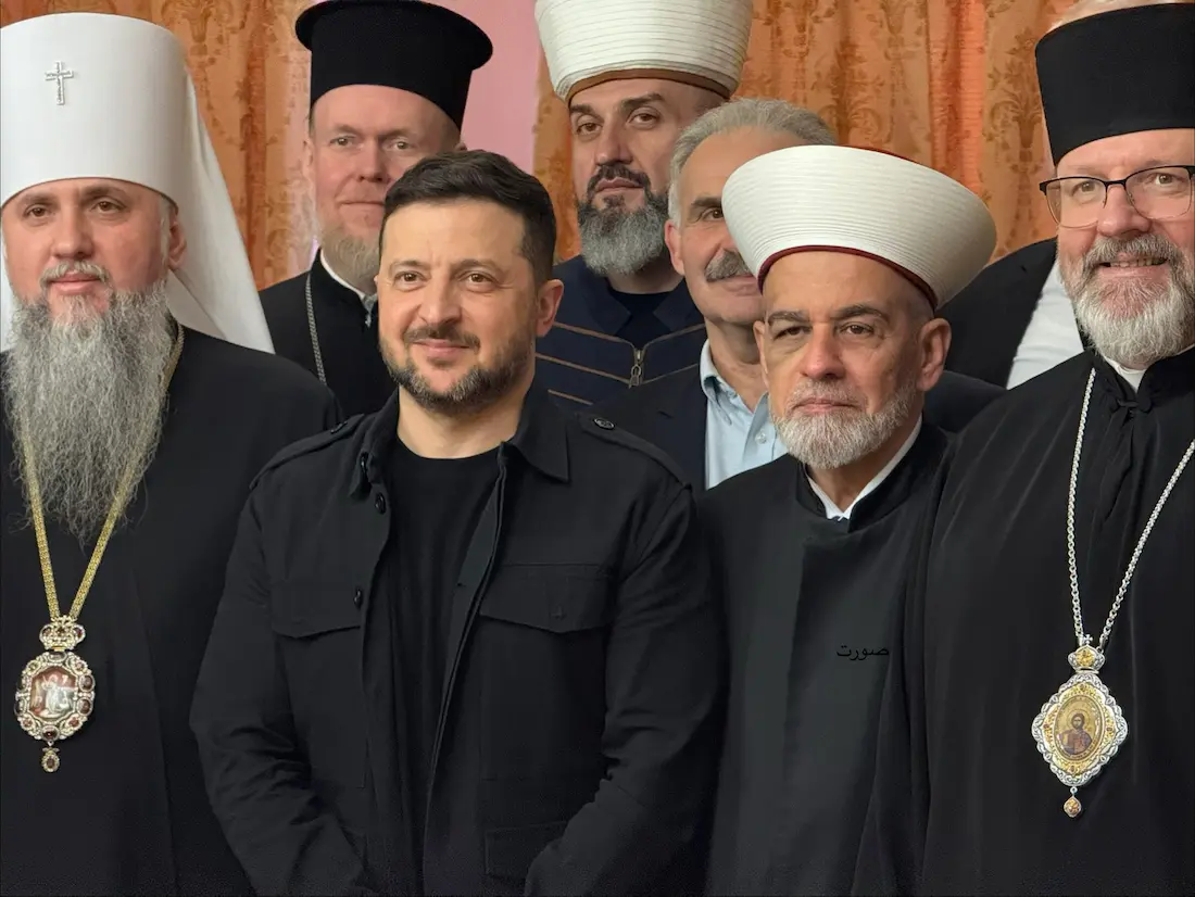 Шейх Ахмед Тамим принял участие во встрече ВСЦиРО с Президентом Украины Владимиром Зеленским