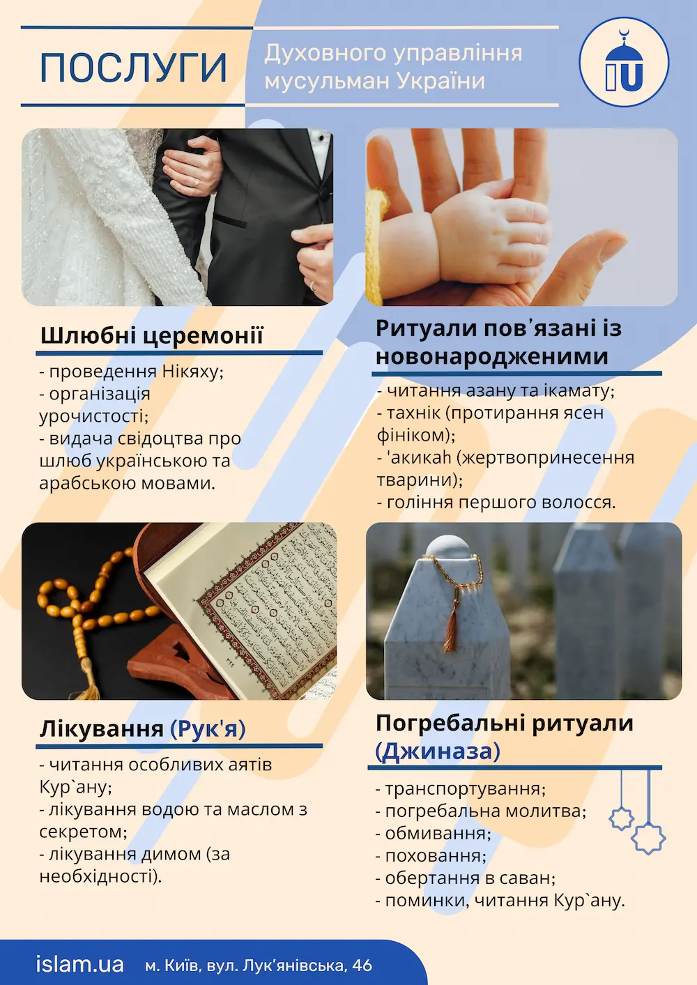 Послуги Духовного управління мусульман України